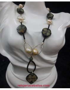 Collar de Quiastolita- Joya de Autor QCQ1