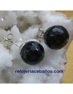Pendientes facetados de...