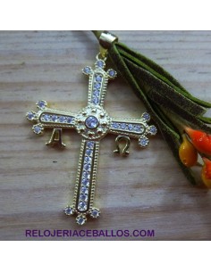 Cruz de la Victoria baño oro amarillo ZAP