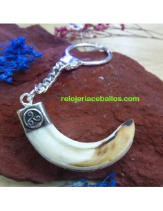 LLavero celta de plata con Colmillo LCT