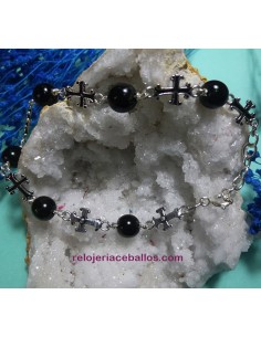 Pulsera de Azabache y Cruces CYB 2