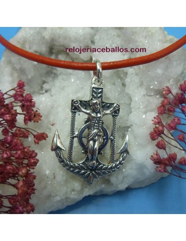 Colgante de plata con Cristo Marinero 627