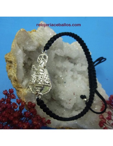 Pulsera de macramé con Santina de Covadonga P247