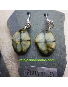 Pendientes de colgar con Quiastolita ref. BASIC