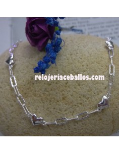 Pulsera con Corazones de...