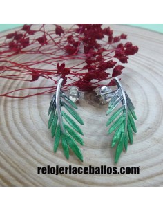 Pendiente Male verde Orfega 112275PPS-3