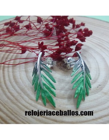Pendiente Male verde Orfega 112275PPS-3