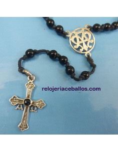 Rosario de Azabache con Cruz de la Victoria RCV