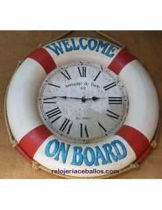 Reloj marinero Welcom on Board WB