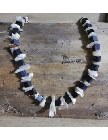 Collar con madreperla y hematite CPH