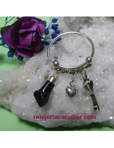 Sortija con Figa de Azabache y Plata 340LL