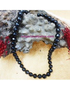 Collar Azabache facetado en disminución APC