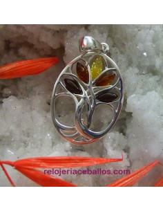 Árbol de la Vida colgante con Ámbar AB63