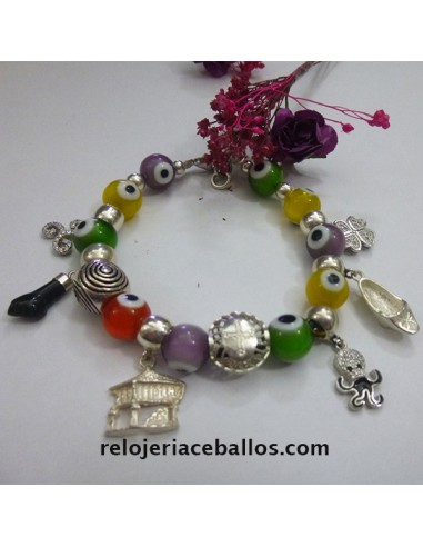 PA7 Pulsera artesana con símbolos asturianos