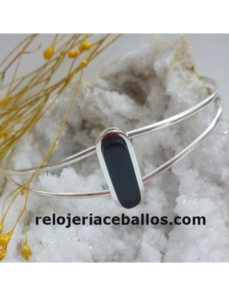 Brazalete Moderno con Azabache T125035