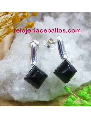 T199111 Pendientes articulados con Azabache
