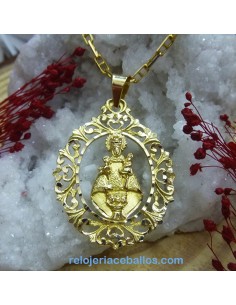 Virgen de Covadonga medallade Oro 18 K. OR2