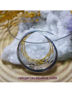 Gargantilla Orfega serie Seed en plata 0116343-D1