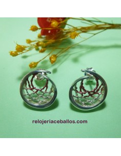 Pendientes color Burdeos...
