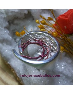 Sortija Seed color Burdeos de Orfega 0113343-10