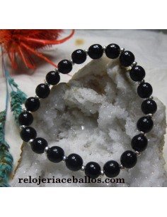Pulsera extensible combinada de Azabache 660-2