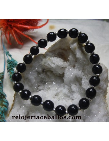 Pulsera extensible combinada de Azabache 660-2