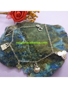 Pulsera del Camino de Santiago en plata 157-11