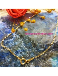 Cadena chapada fina de 50...