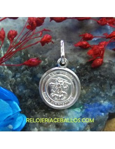 Medallita del Arcángel San Miguel plata ARM