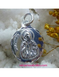 San Pedro medalla de plata de ley MSP