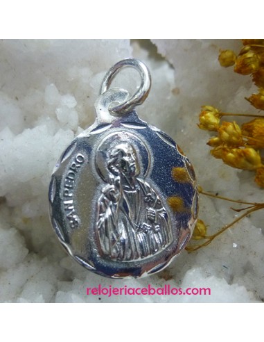 San Pedro medalla de plata de ley MSP