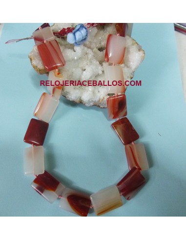 Collar artesano con Ágatas rectangulares RUDARIA