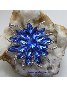 Roseta de pedrería para madrinas en Broche RBC