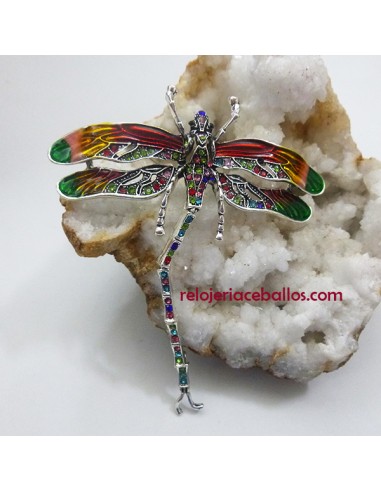 Libélula Broche multicolor para fiesta LBL
