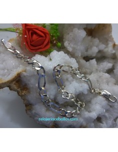 Barbada Pulsera de plata combinada 311
