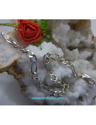 Barbada Pulsera de plata combinada 311
