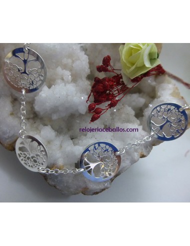 Árbol de la Vida Pulsera de plata P209