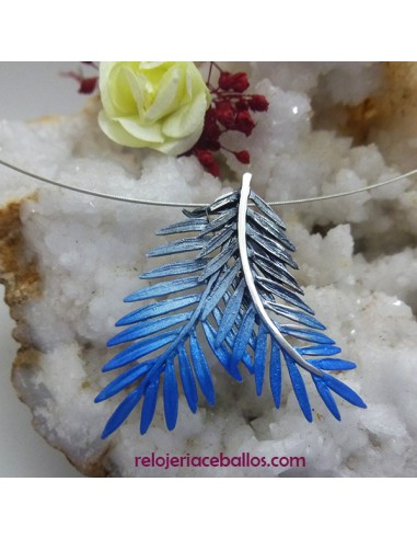Gargantilla palmera azul de Orfega 0116275PS