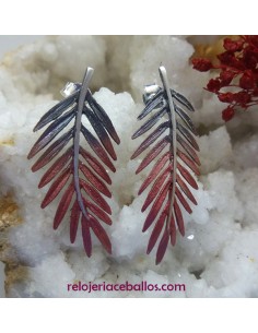 Pendientes Palmera Burdeos...