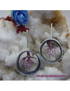 Pendientes Orfega serie Kiri Burdeos 0112339GM-10