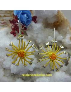 Pendientes Flor de Primavera gancho SOLP