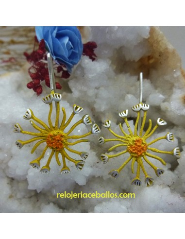 Pendientes Flor de Primavera gancho SOLP