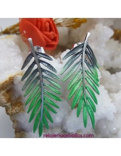 Pendientes Orfega de palmera verde 0112275PS-3