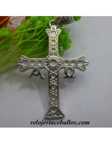 Cruz de Asturias en plata clásica CCL