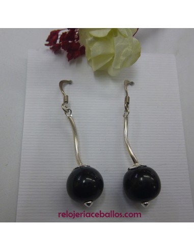 Pendiente de gancho con Bola de Azabache PGA