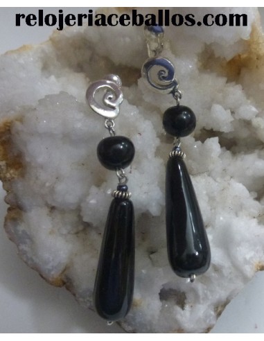 Azabache y Ónix con Espiral AZ85