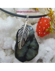 Colgante de plata con Quiastolita gris PCQ