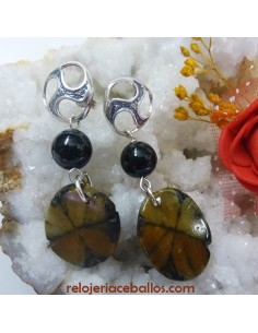 Pendientes celtas con Azabache QMP