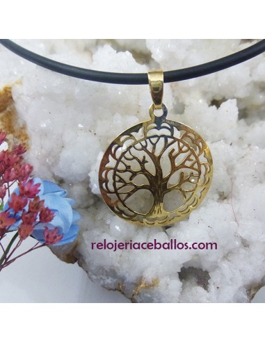 Árbol de la Vida de plata chapado ACH