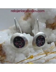 Pendientes Volcán color Burdeos 112346GP-10